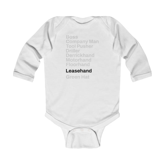 Rig Crew Series 'Leasehand' - Infant Long Sleeve Onesie