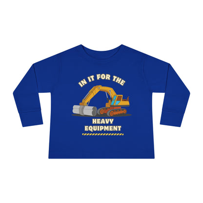 'Heavy Equipment' Toddler Long Sleeve Tee