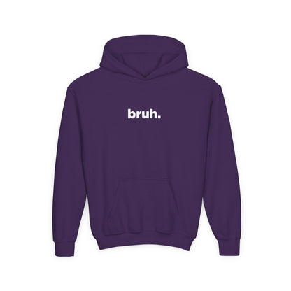 'bruh.' Youth Hoodie