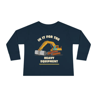 'Heavy Equipment' Toddler Long Sleeve Tee