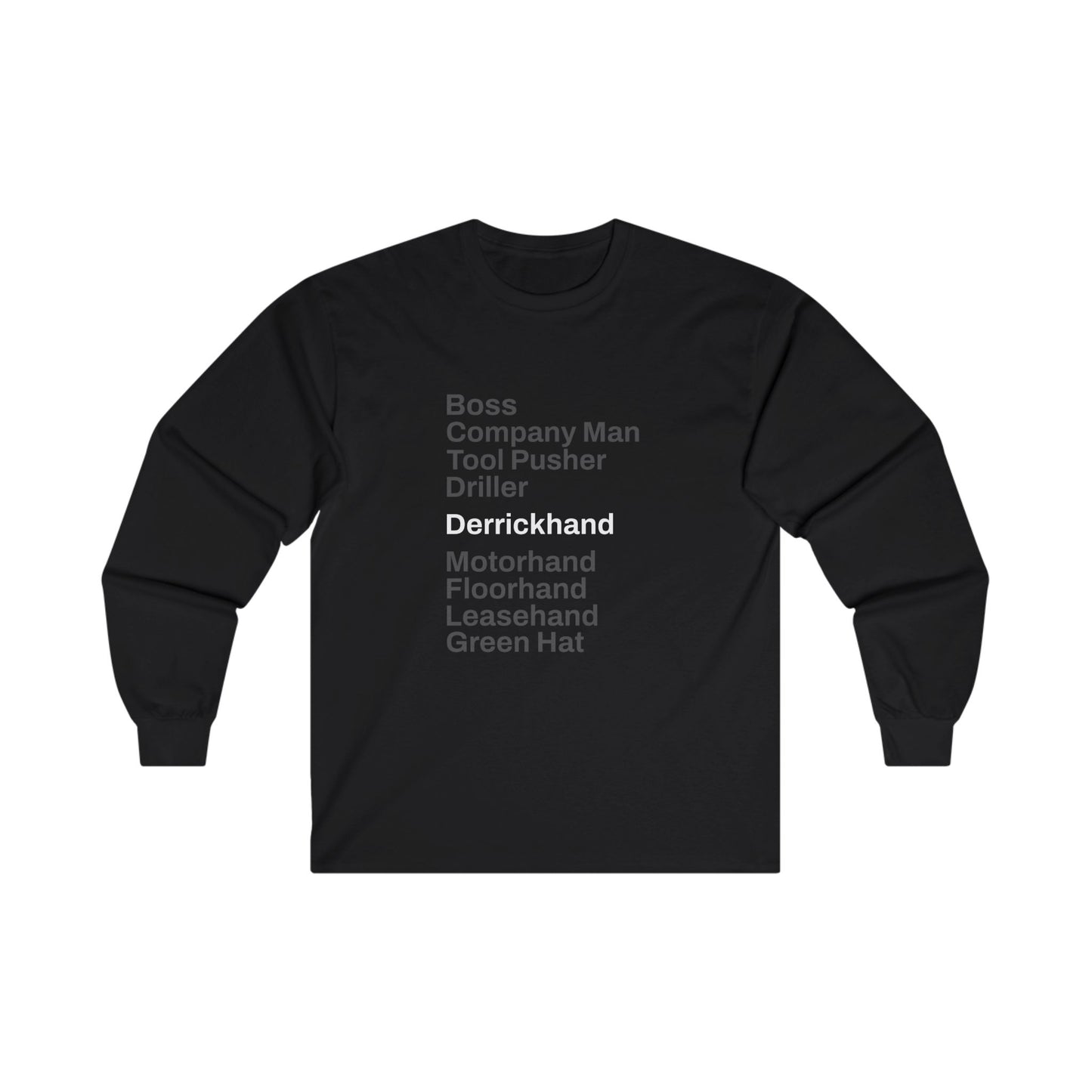 Rig Crew Series 'Derrickhand' - Adult Long Sleeve Tee
