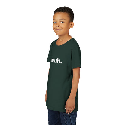 'bruh.' Youth Short Sleeve Tee