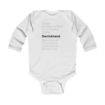 Rig Crew Series 'Derrickhand' - Infant Long Sleeve Onesie