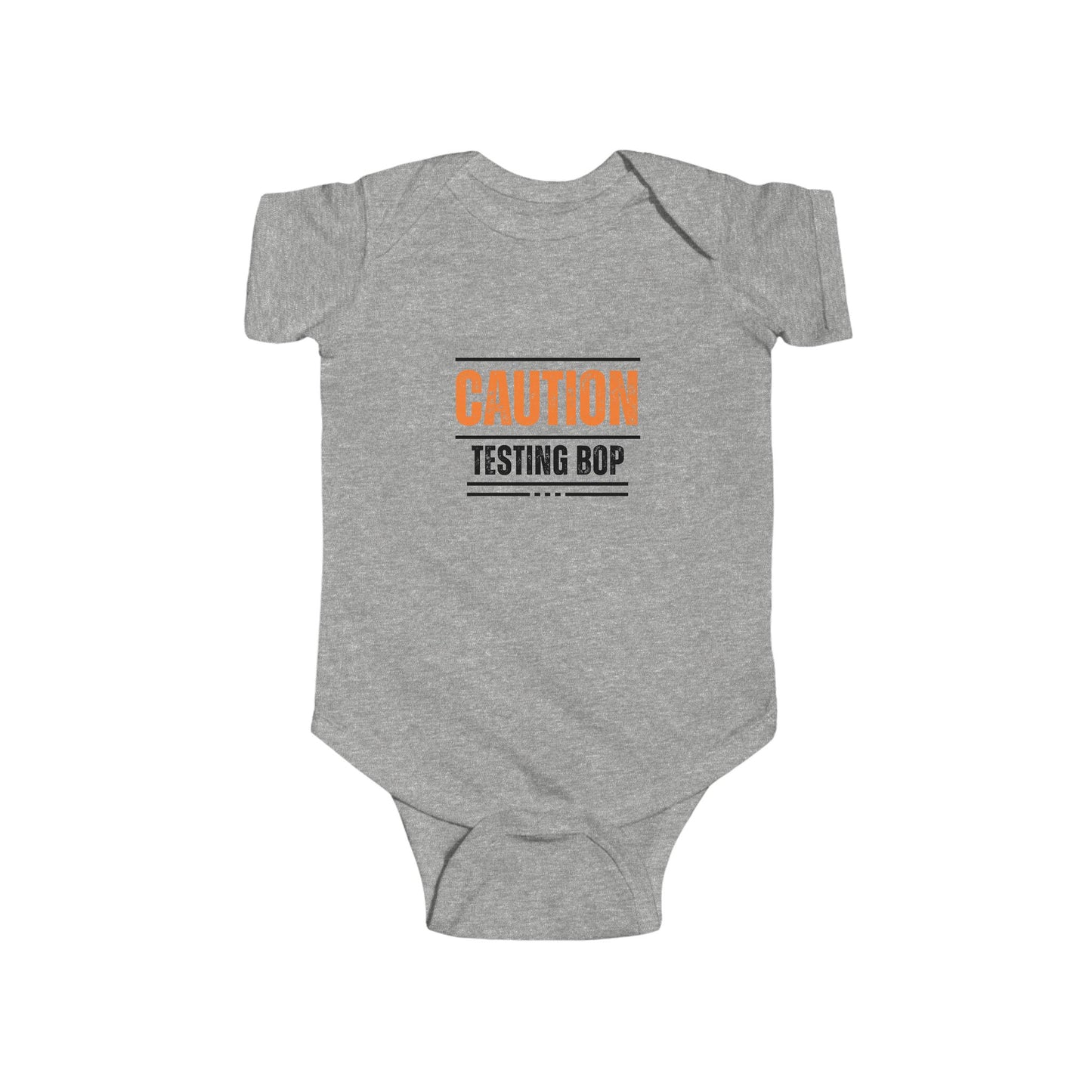 'Testing BOP' - Infant Short Sleeve Onesie