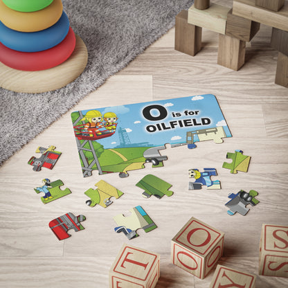 Kids' 30-Piece Puzzle - ‘O is for Oilfield’