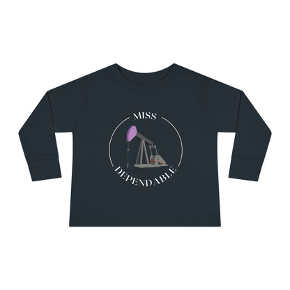 'Miss Dependable' Toddler Long Sleeve Tee