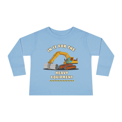 'Heavy Equipment' Toddler Long Sleeve Tee