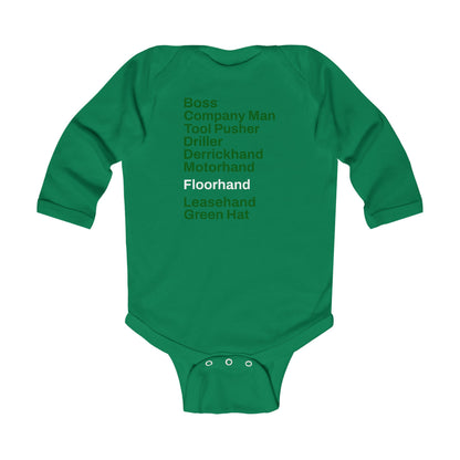 Rig Crew Series 'Floorhand' - Infant Long Sleeve Onesie