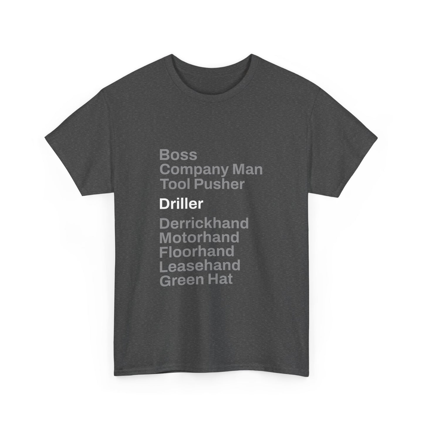 Rig Crew Series 'Driller' - Adult Short Sleeve Tee