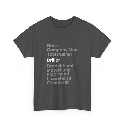 Rig Crew Series 'Driller' - Adult Short Sleeve Tee