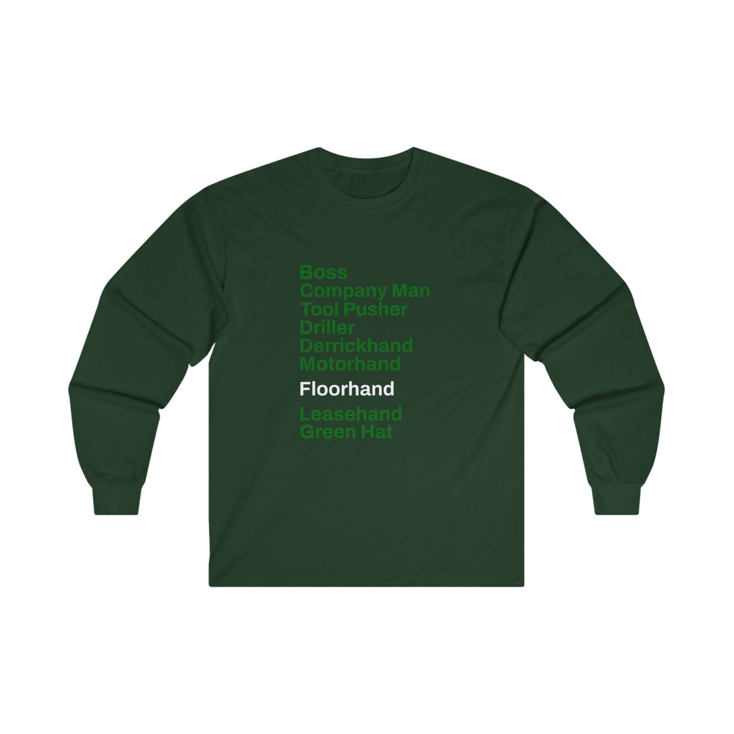 Rig Crew Series 'Floorhand' - Adult Long Sleeve Tee