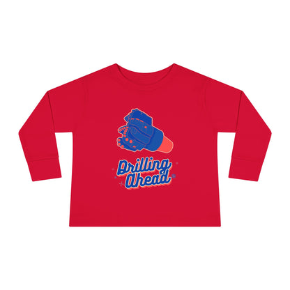 'Drilling Ahead' Toddler Long Sleeve Tee