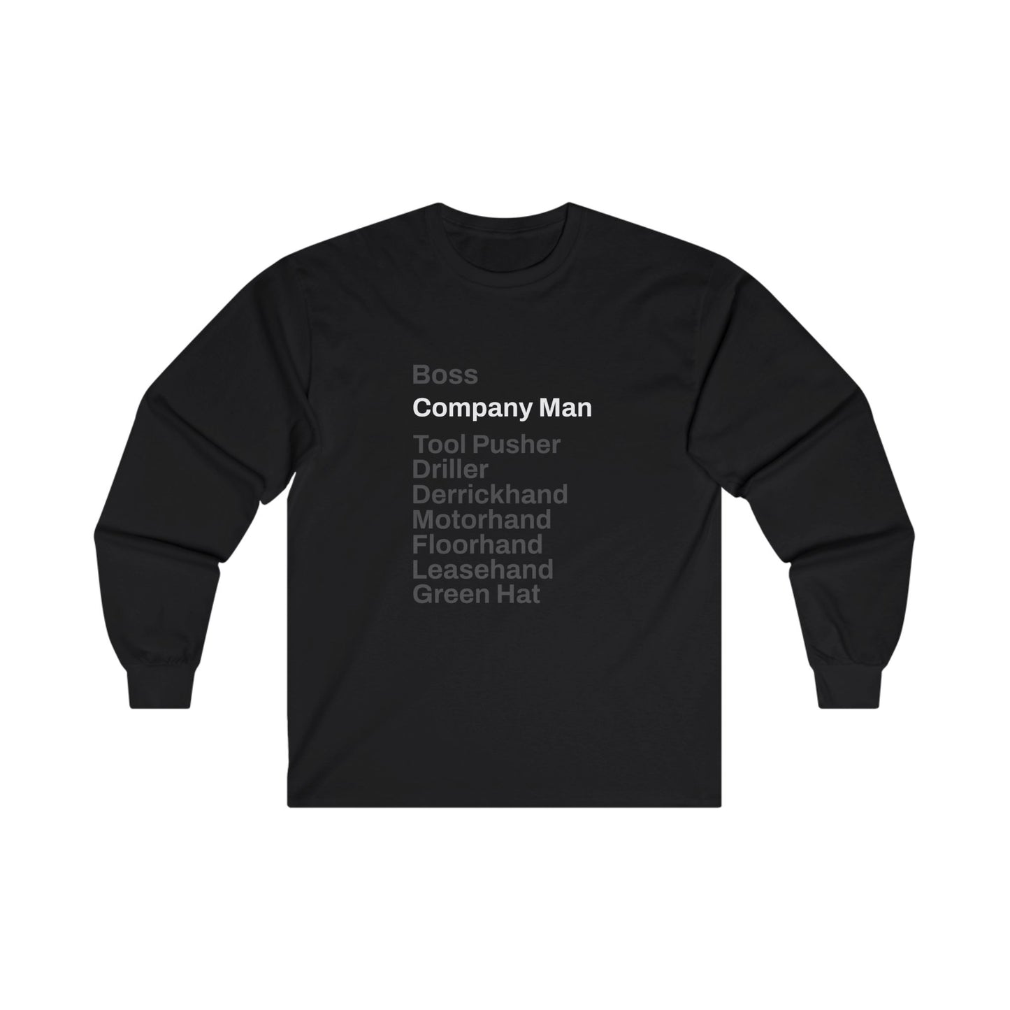 Rig Crew Series 'Company Man' - Adult Long Sleeve Tee
