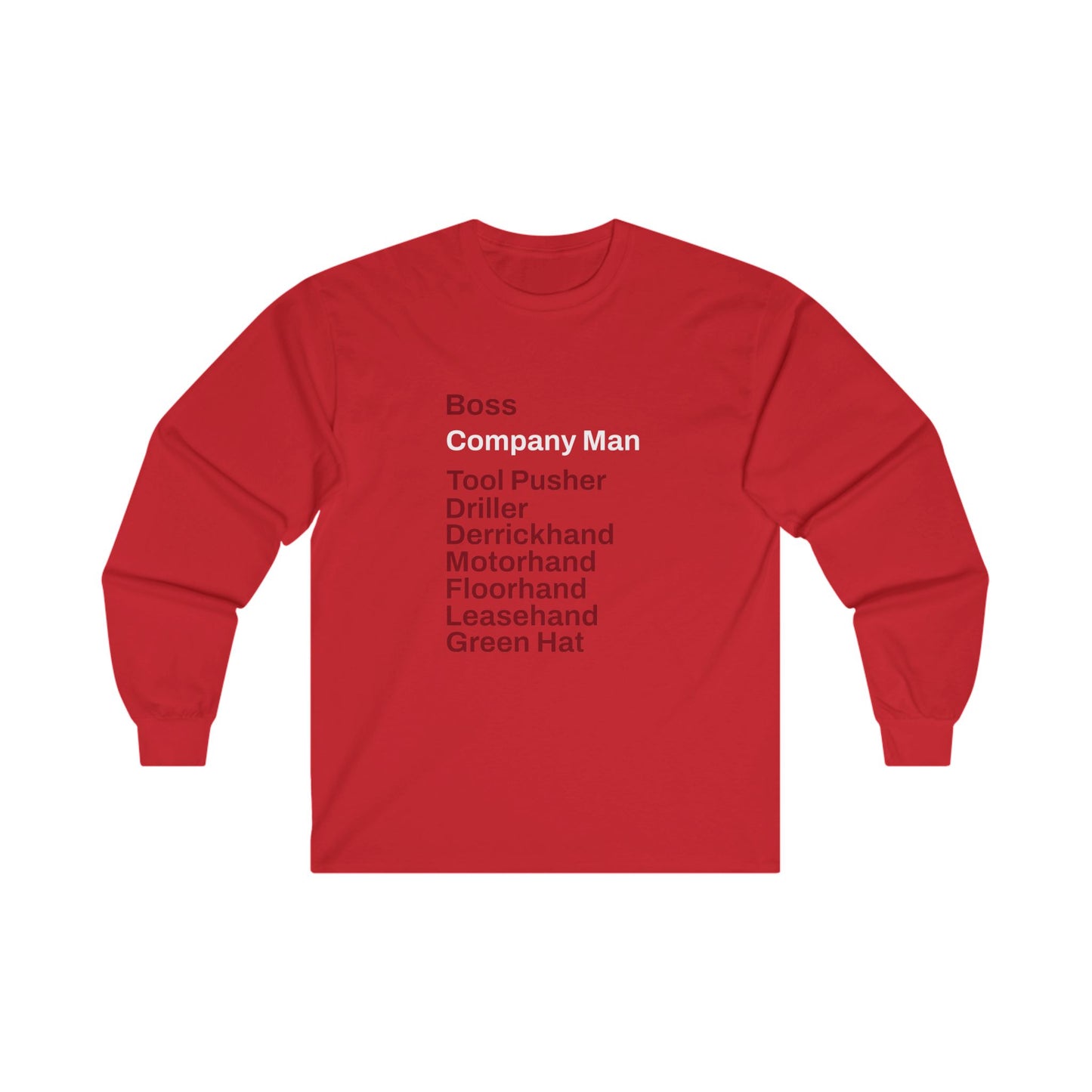 Rig Crew Series 'Company Man' - Adult Long Sleeve Tee