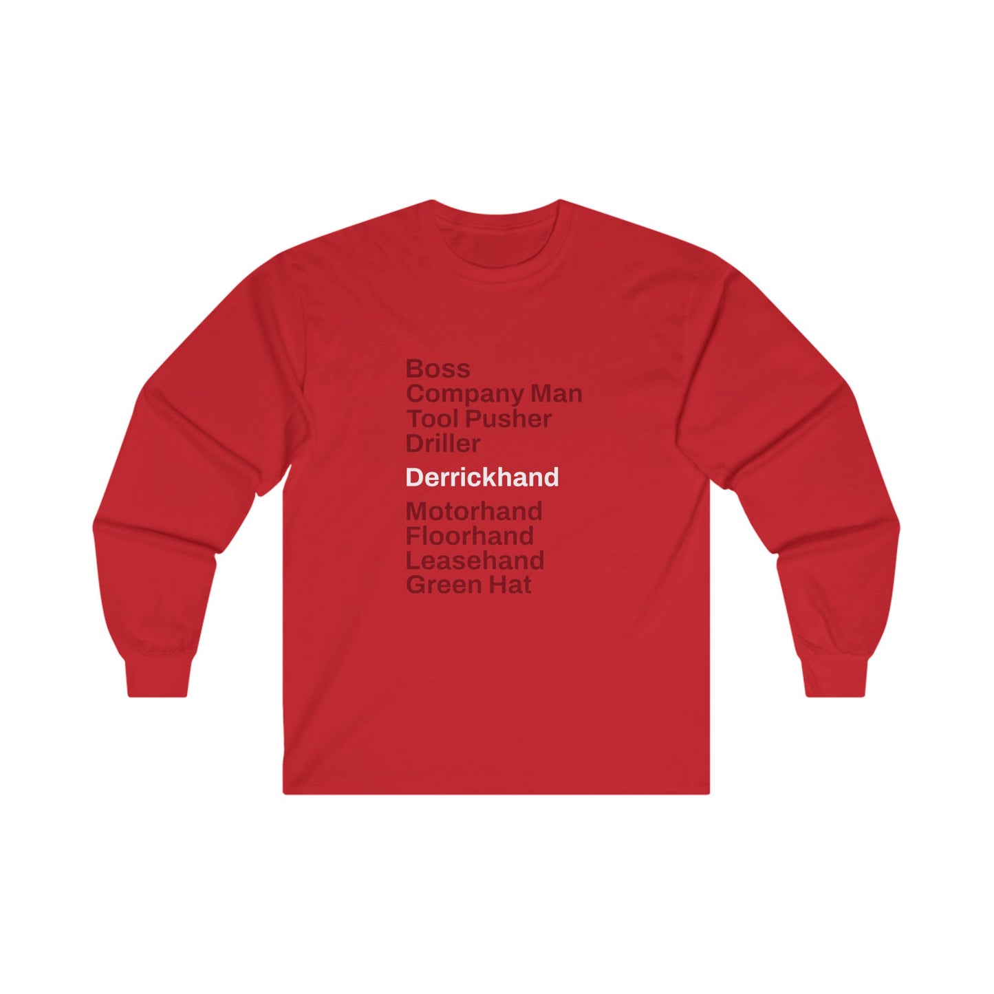Rig Crew Series 'Derrickhand' - Adult Long Sleeve Tee
