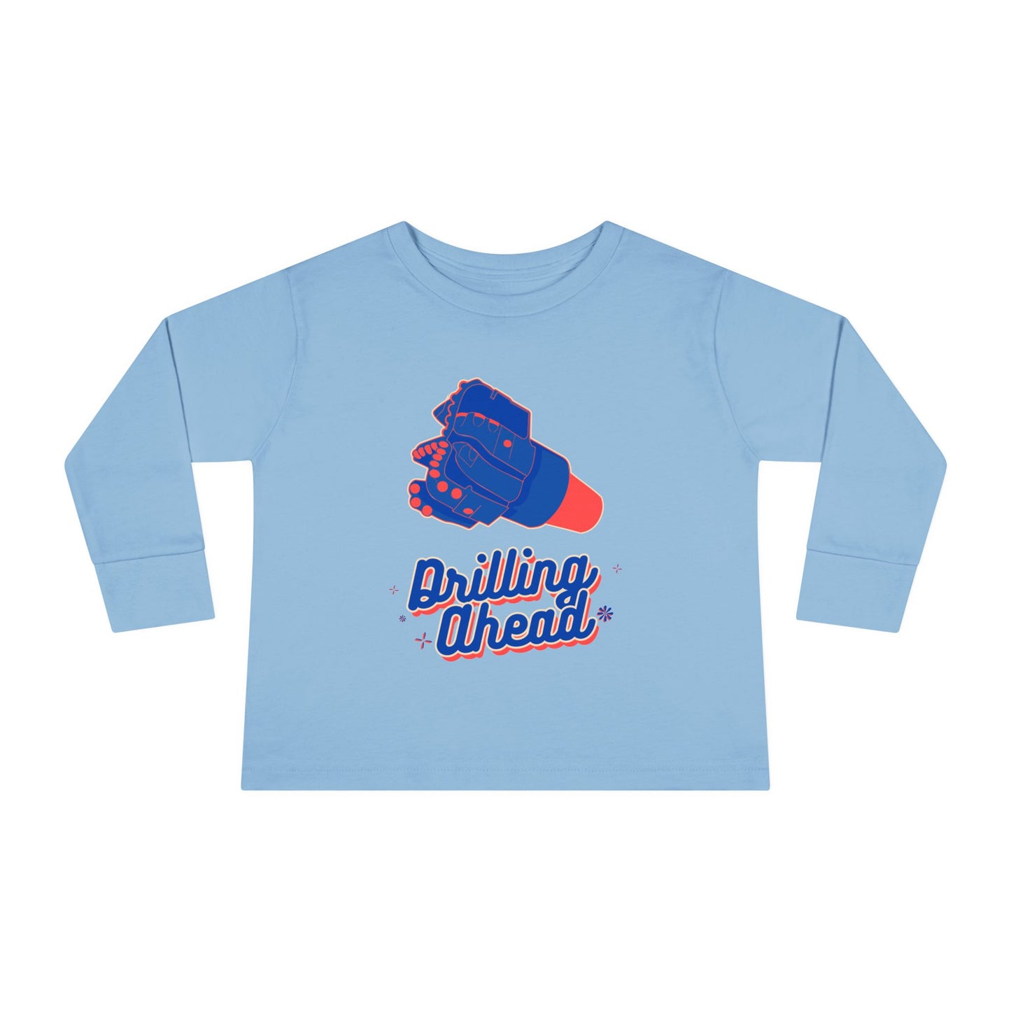 'Drilling Ahead' Toddler Long Sleeve Tee