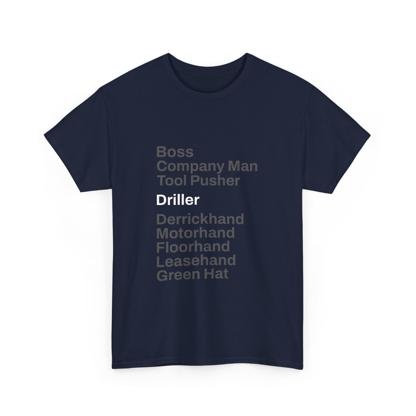 Rig Crew Series 'Driller' - Adult Short Sleeve Tee
