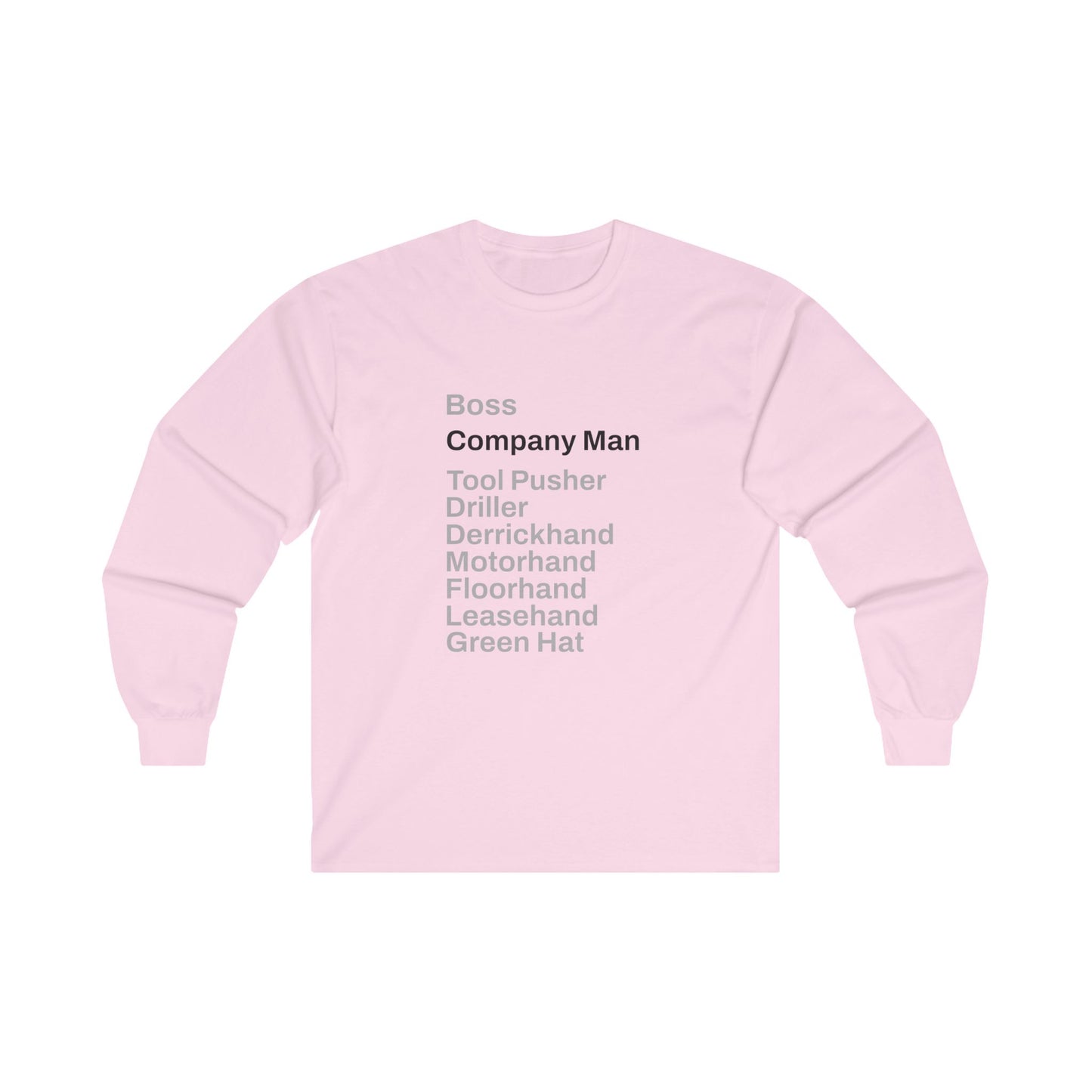 Rig Crew Series 'Company Man' - Adult Long Sleeve Tee