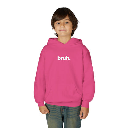'bruh.' Youth Hoodie