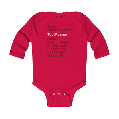 Rig Crew Series 'Tool Pusher' - Infant Long Sleeve Onesie