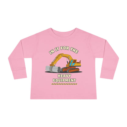 'Heavy Equipment' Toddler Long Sleeve Tee