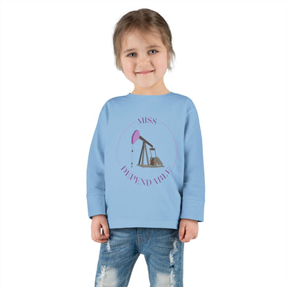 'Miss Dependable' Toddler Long Sleeve Tee