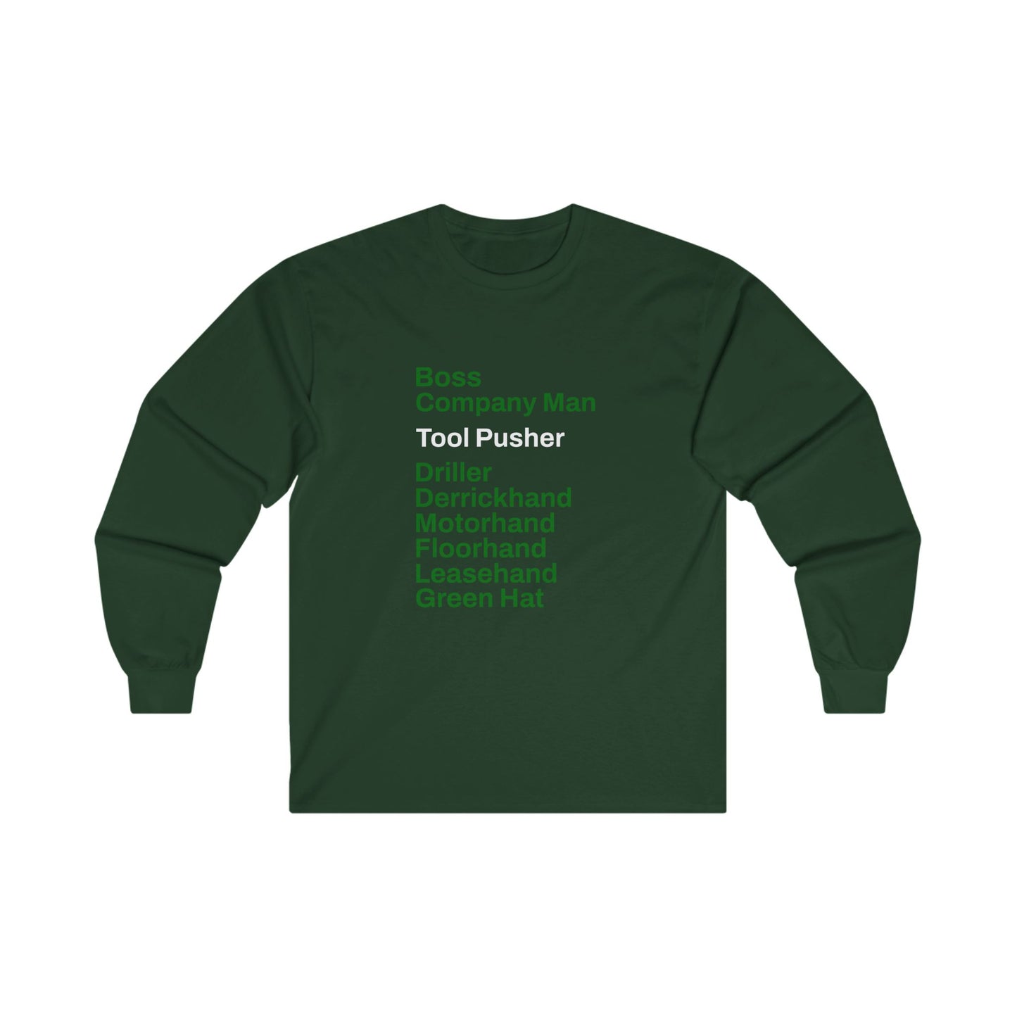 Rig Crew Series 'Tool Pusher' - Adult Long Sleeve Tee