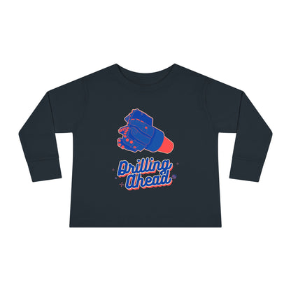 'Drilling Ahead' Toddler Long Sleeve Tee