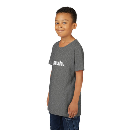 'bruh.' Youth Short Sleeve Tee