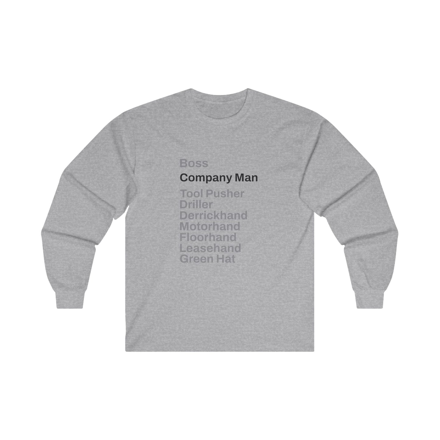 Rig Crew Series 'Company Man' - Adult Long Sleeve Tee