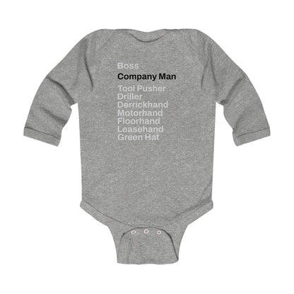 Rig Crew Series 'Company Man' - Infant Long Sleeve Onesie