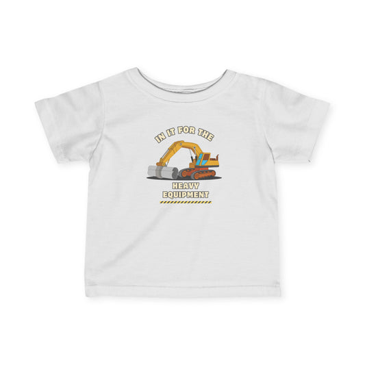 'Heavy Equipment' Infant Short Sleeve Tee