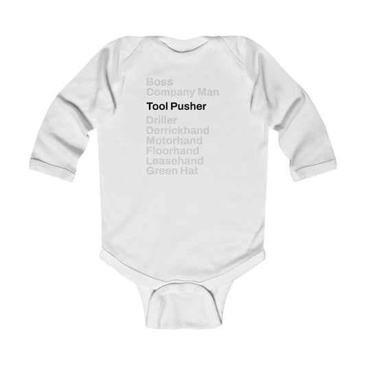 Rig Crew Series 'Tool Pusher' - Infant Long Sleeve Onesie