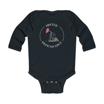 'Mister Dependable' Infant Long Sleeve Onesie