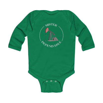 'Mister Dependable' Infant Long Sleeve Onesie
