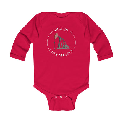 'Mister Dependable' Infant Long Sleeve Onesie
