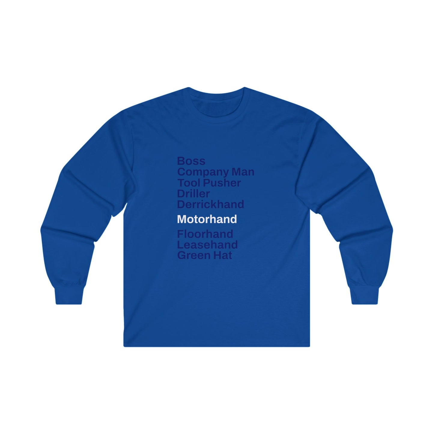 Rig Crew Series 'Motorhand' - Adult Long Sleeve Tee