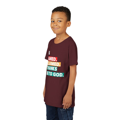 'Named, Claimed' Youth Short Sleeve Tee