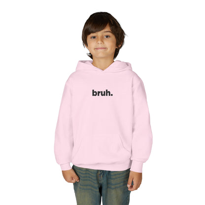 'bruh.' Youth Hoodie