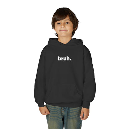 'bruh.' Youth Hoodie