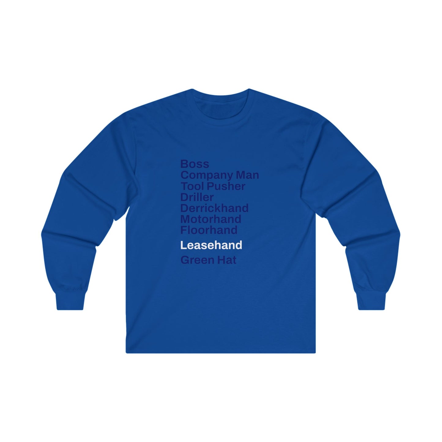 Rig Crew Series 'Leasehand' - Adult Long Sleeve Tee