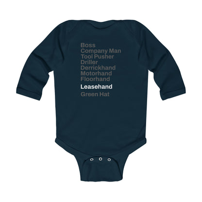 Rig Crew Series 'Leasehand' - Infant Long Sleeve Onesie