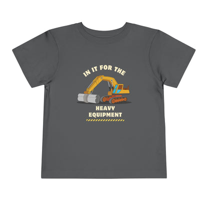 'Heavy Equipment' Toddler Short Sleeve Tee