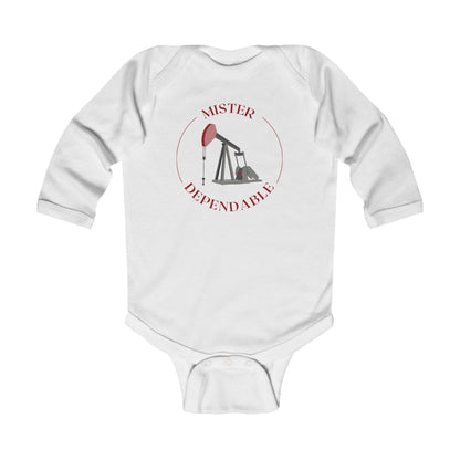 'Mister Dependable' Infant Long Sleeve Onesie