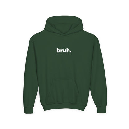 'bruh.' Youth Hoodie