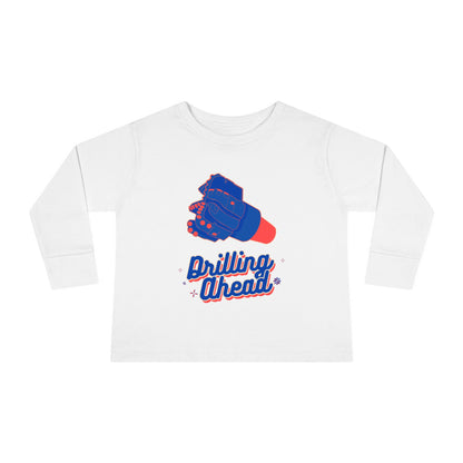 'Drilling Ahead' Toddler Long Sleeve Tee