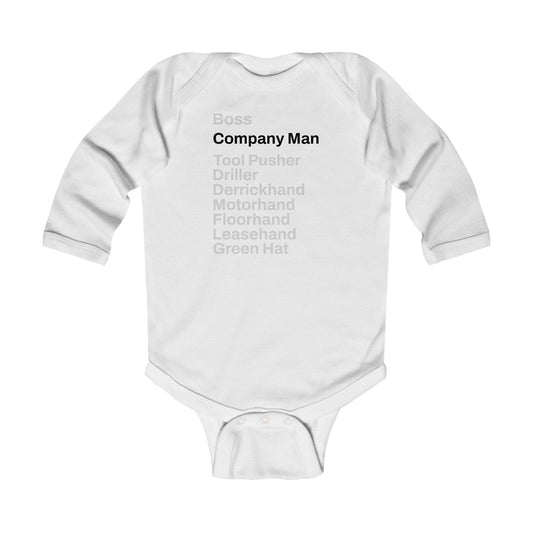 Rig Crew Series 'Company Man' - Infant Long Sleeve Onesie