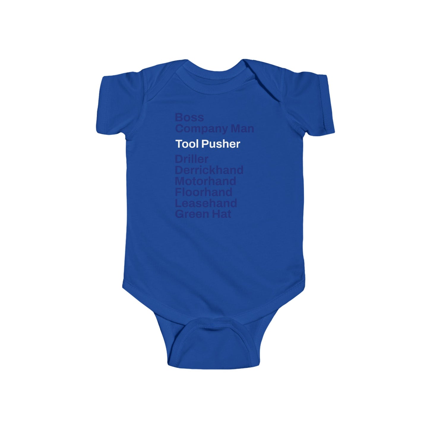 Rig Crew Series 'Tool Pusher' - Infant Short Sleeve Onesie