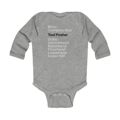 Rig Crew Series 'Tool Pusher' - Infant Long Sleeve Onesie