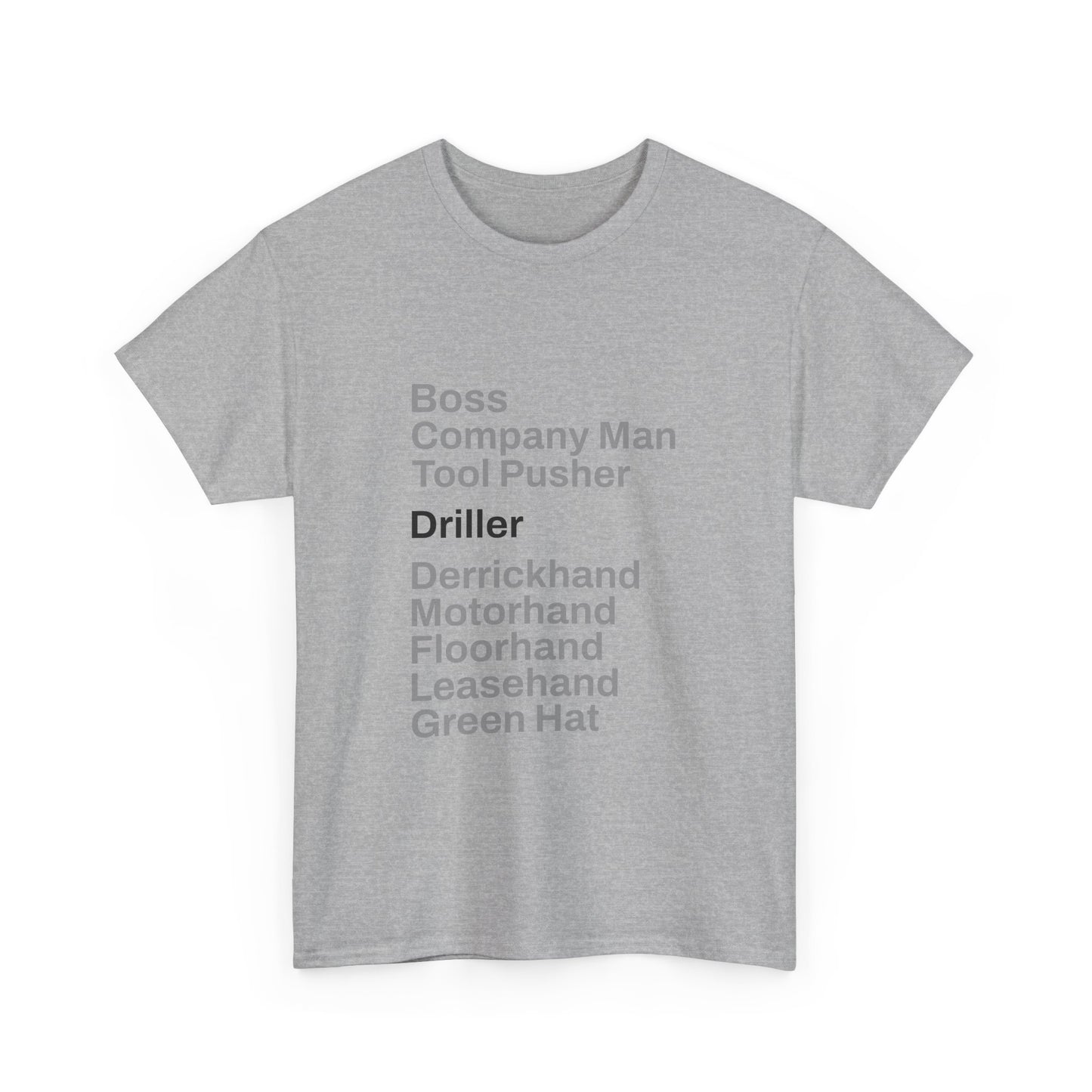 Rig Crew Series 'Driller' - Adult Short Sleeve Tee